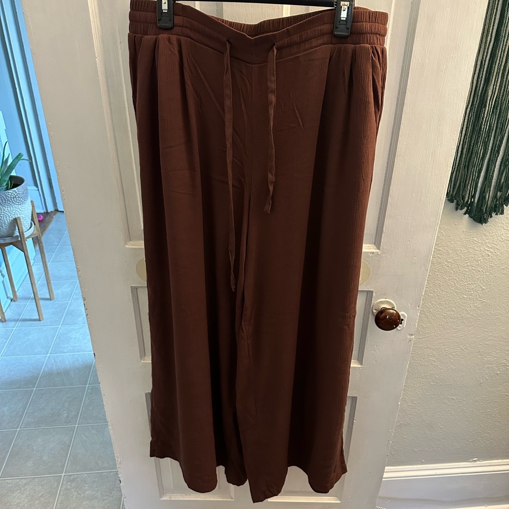 Torrid Rich Brown Wide Leg Pant